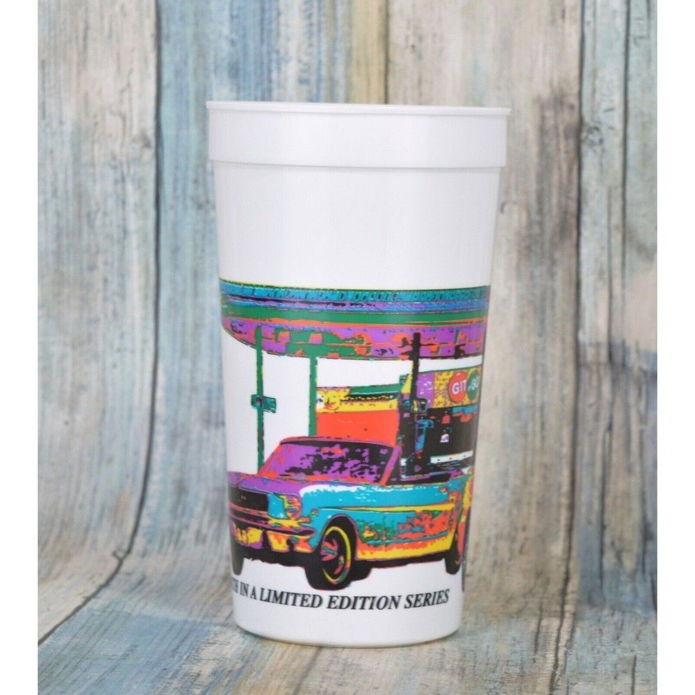 Git N Go Gas Station Cup Limited Edition Series Paint Splatter Car